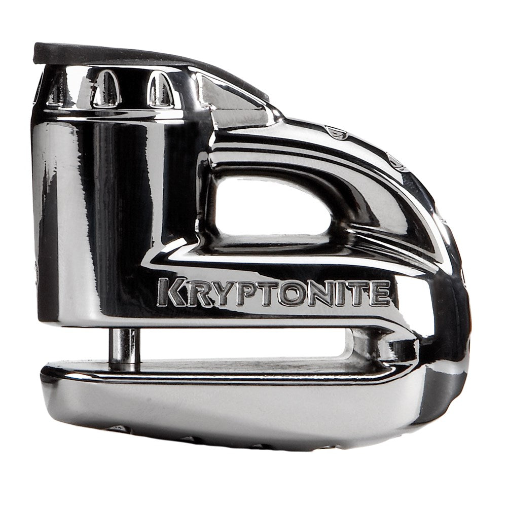 Kryptonite Keeper 5-S2 Disc Lock Black Chrome w/Reminder Cable