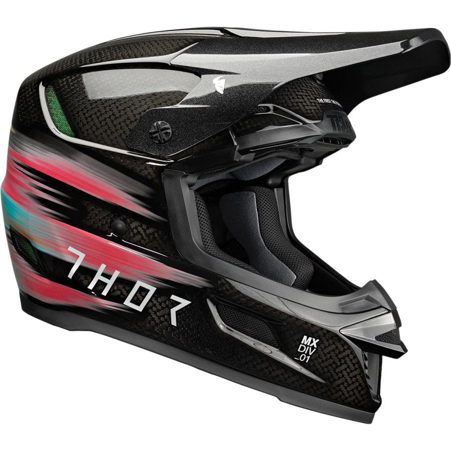 Thor 2024 Reflex Carbon Theory Gloss Multi Helmet