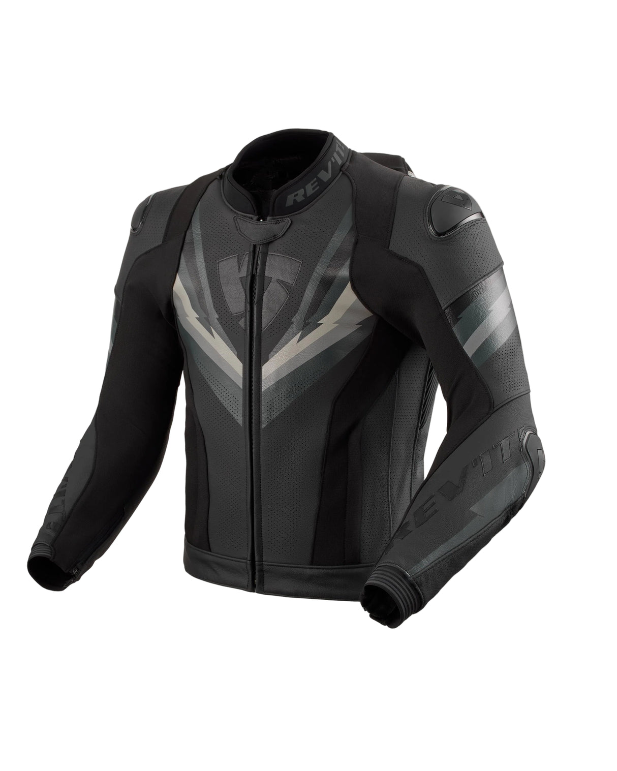 REV'IT! Quantum 3 Pro Black/Anthracite Leather Jacket