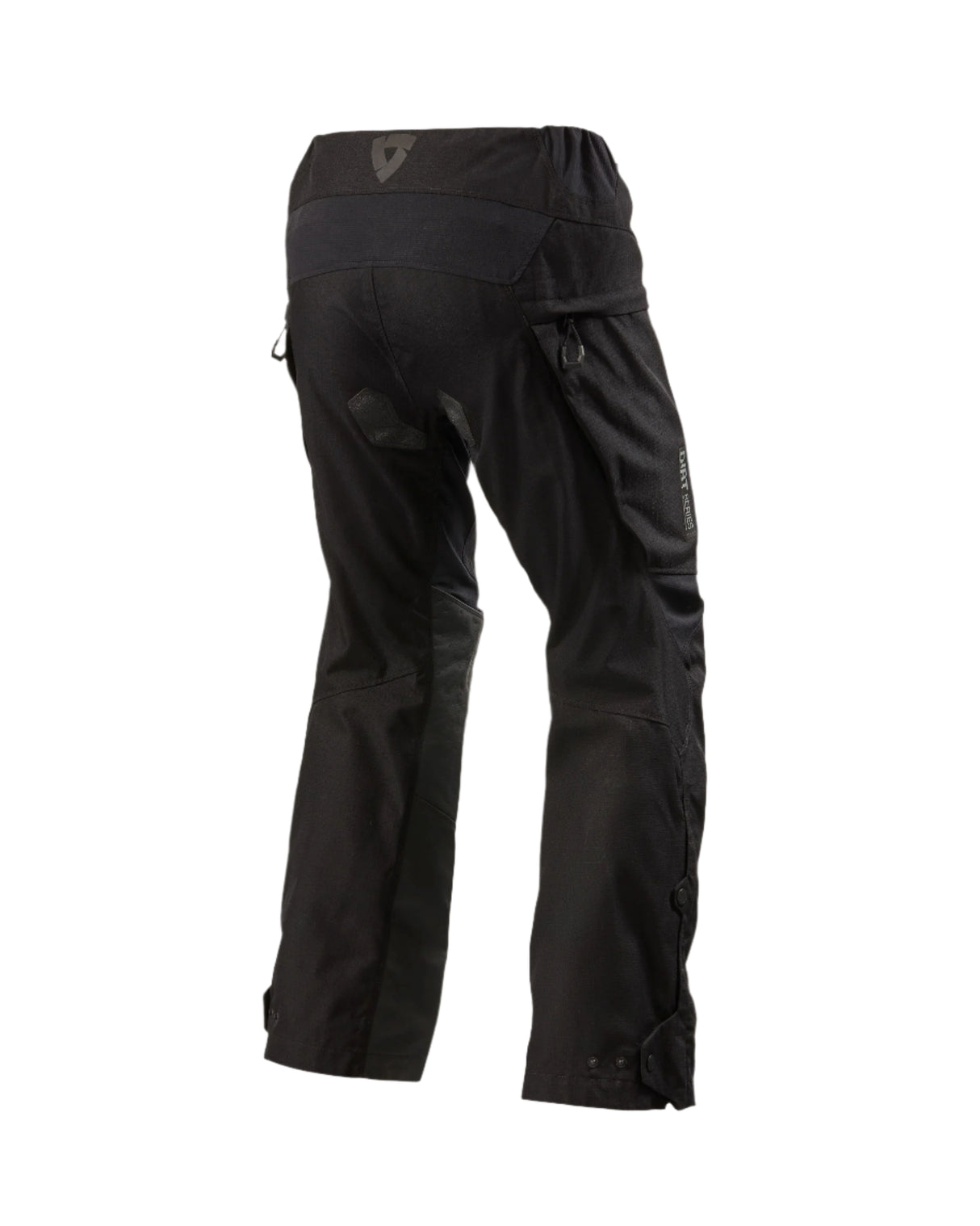 REV'IT! Continent Black Short Leg Textile Pants