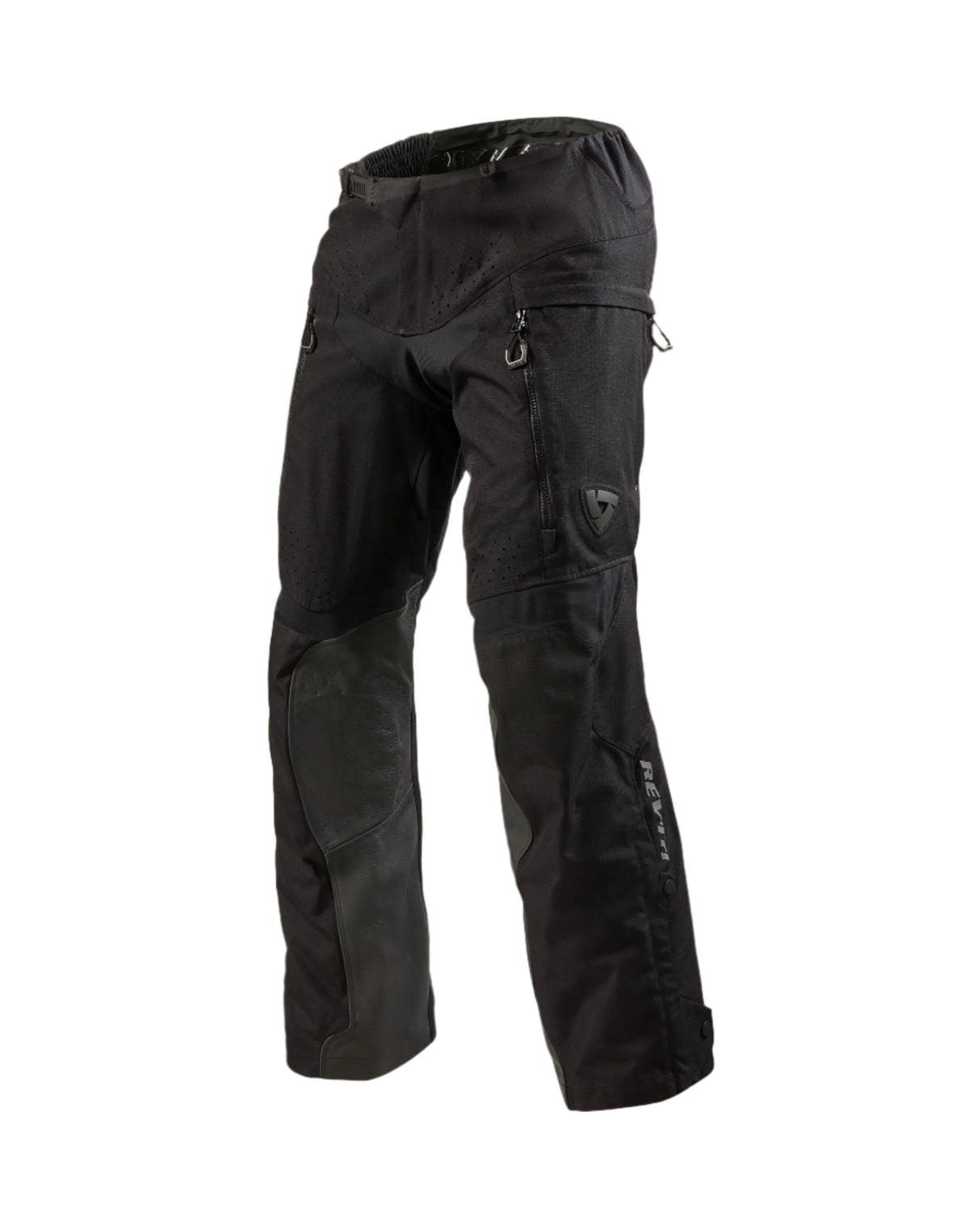 REV'IT! Continent Black Short Leg Textile Pants