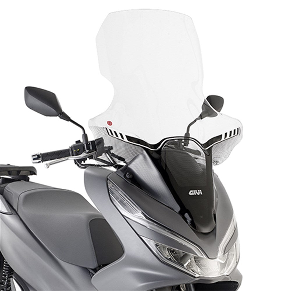 Givi 1163DT Clear Windscreen Only 85 x 63cm for Honda PCX125 18-20 (needs Fitting Kit D1163KIT)