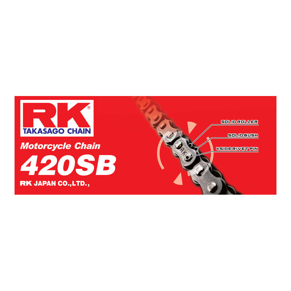 RK Takasago Chain 12-420-136 Standard Chain 420SB 136 Link