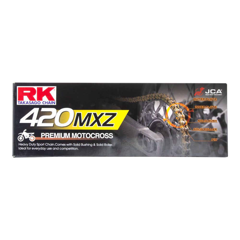 RK Takasago Chain 12-42M-136 MXZ Series Heavy Duty Chain 420MXZ 136 Link