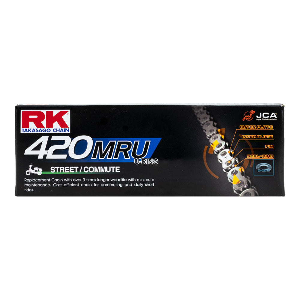 RK Takasago Chain 12-42U-136 MRU Series U-Ring Chain 420-MRU 136 Link