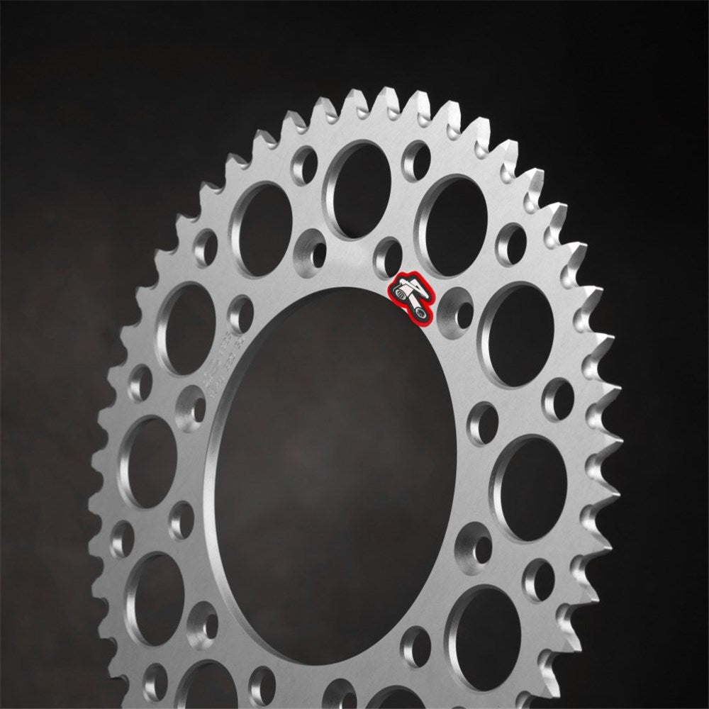 Renthal 131U52049G Ultralight Grooved 49T Rear Sprocket Silver (520 Pitch)