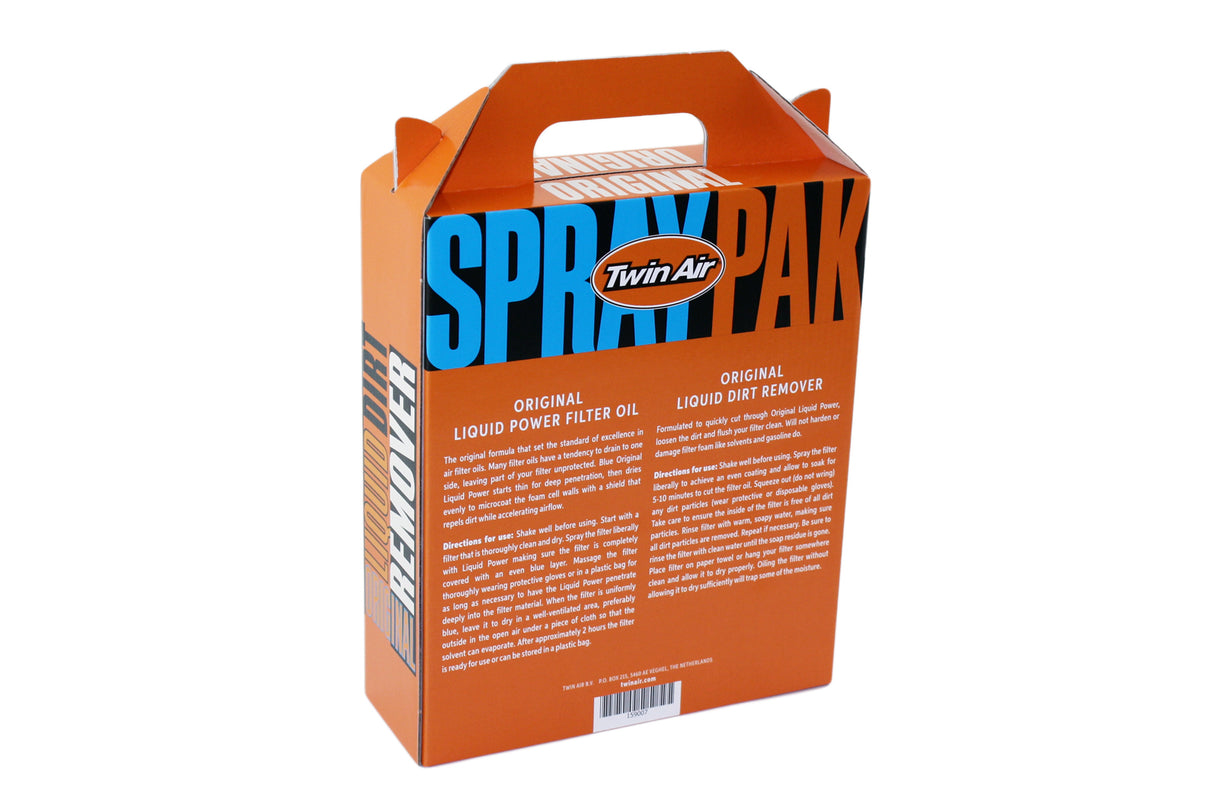 Twin Air 159007 Liquid Power 500ml & Liquid Dirt Remover 500ml Spray Pack