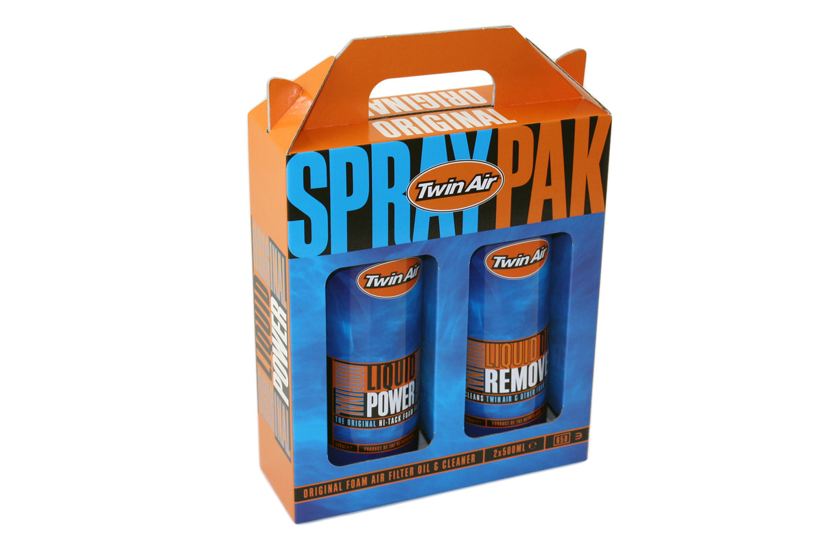Twin Air 159007 Liquid Power 500ml & Liquid Dirt Remover 500ml Spray Pack