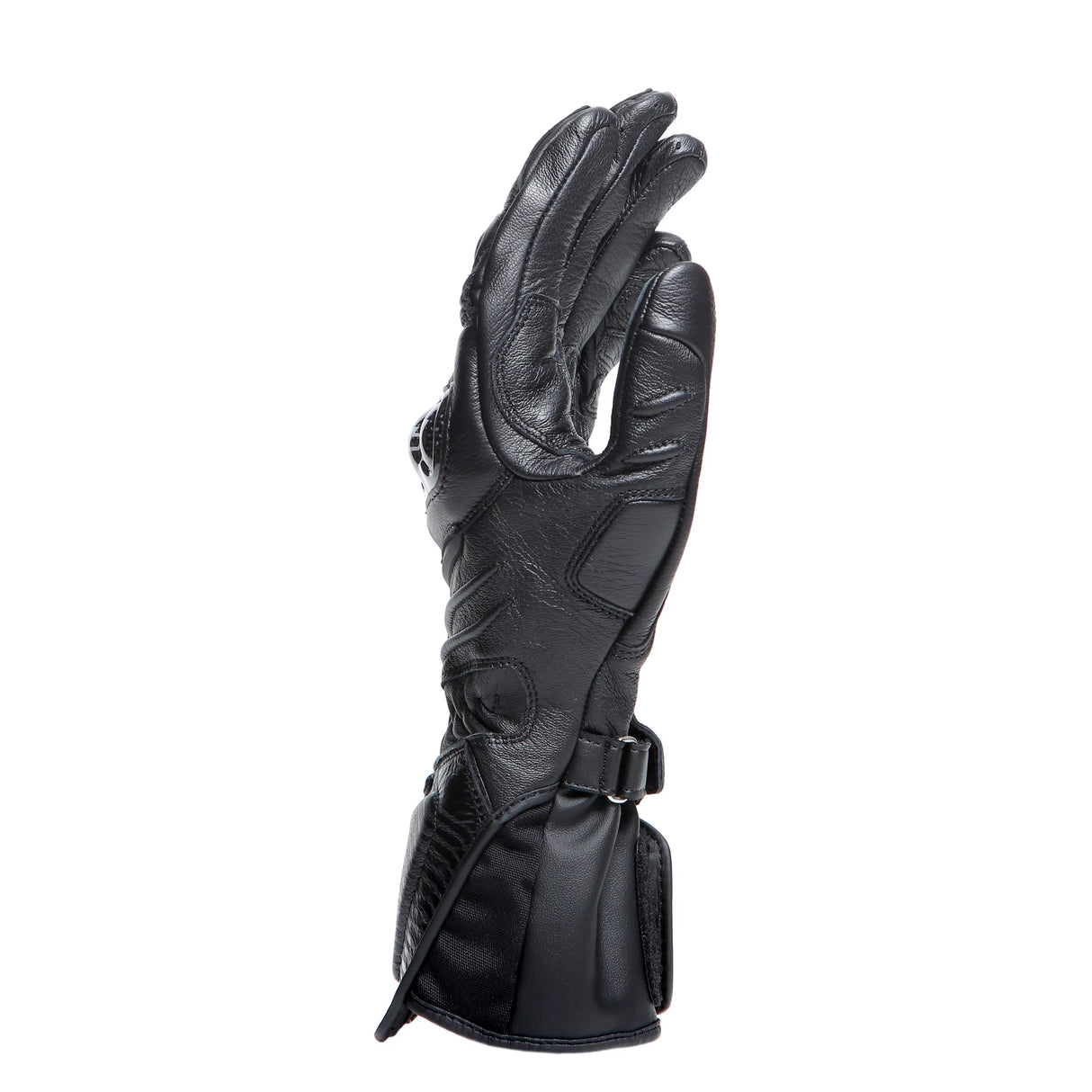Dainese Carbon 4 Long Black/Black/Black Leather Gloves