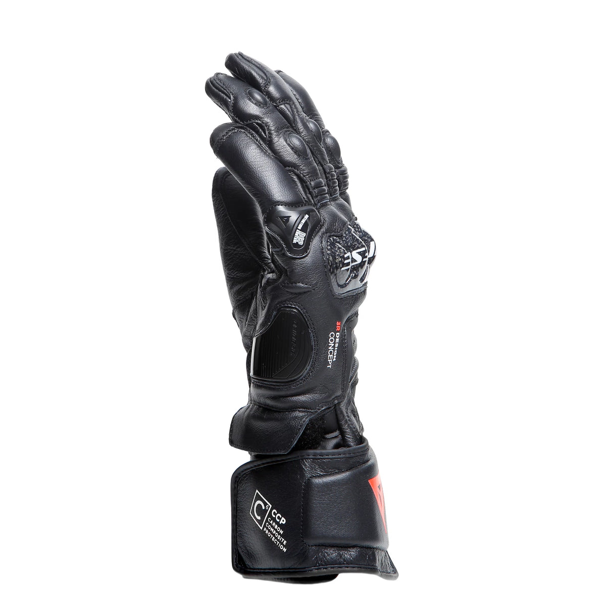 Dainese Carbon 4 Long Black/Black/Black Leather Gloves