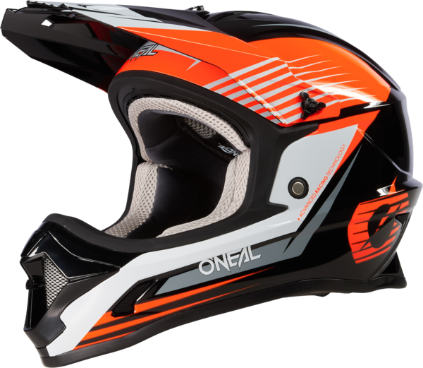 Oneal 2023 1 SRS Stream Black/Orange Youth Helmet - EasyR