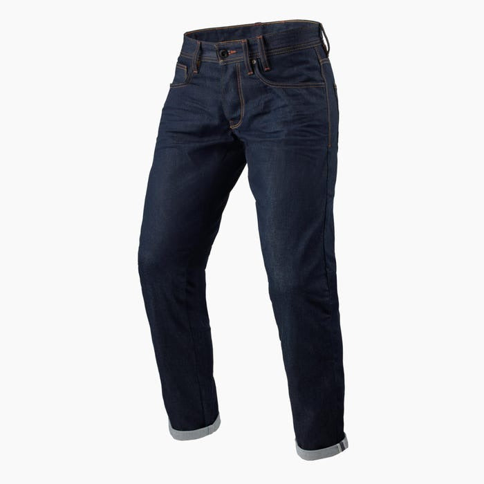 REV'IT! Lewis Selvedge TF Dark Blue Short Leg Jeans