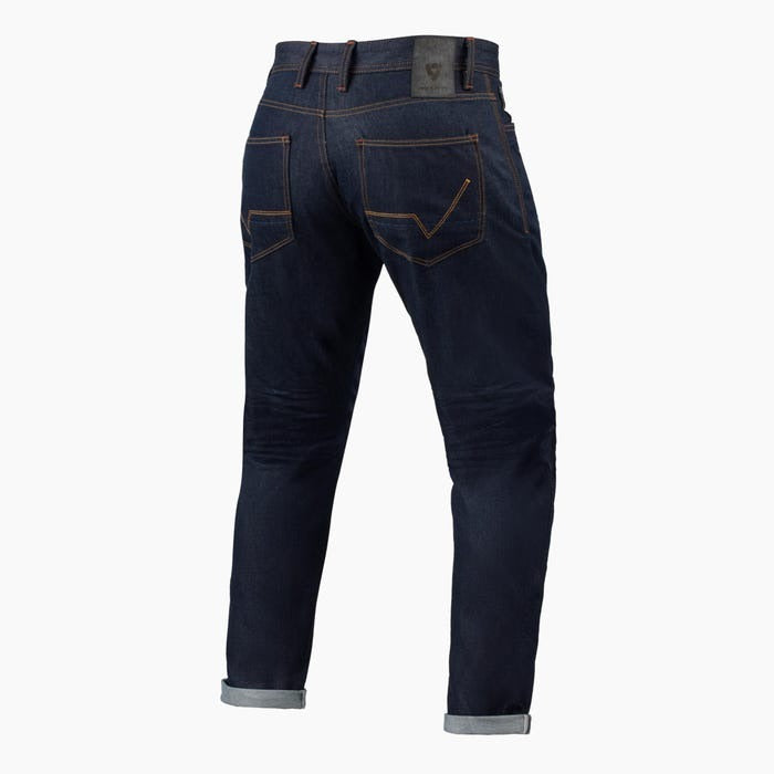 REV'IT! Lewis Selvedge TF Dark Blue Short Leg Jeans