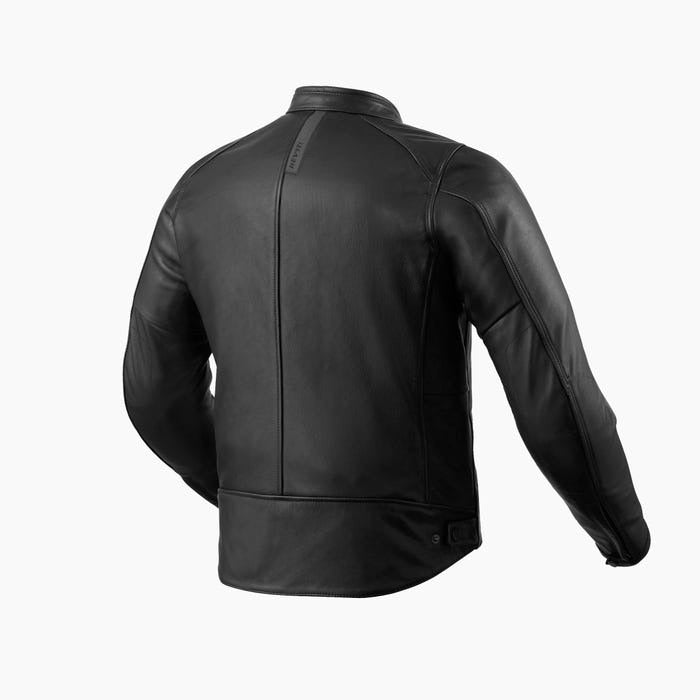 REV'IT! Rino Black Leather Jacket