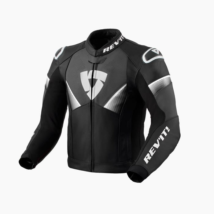 REV'IT! Argon 2 Black/White Leather Jacket