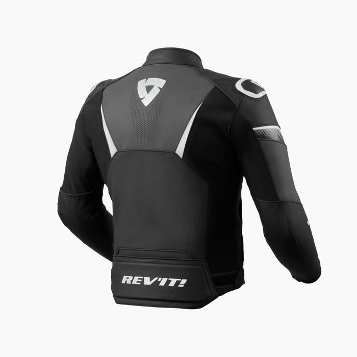 REV'IT! Argon 2 Black/White Leather Jacket