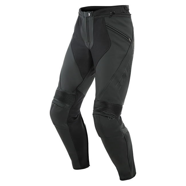 Dainese Pony 3 Matte Black Leather Pants