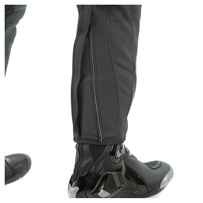 Dainese Pony 3 Matte Black Leather Pants