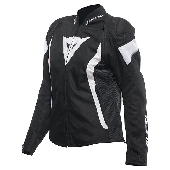 Dainese Avro 5 Tex Black/White/Black Womens Textile Jacket