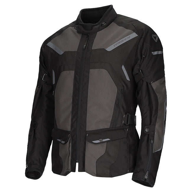 DriRider Apex 6 Black/Grey/Light Grey Textile Jacket