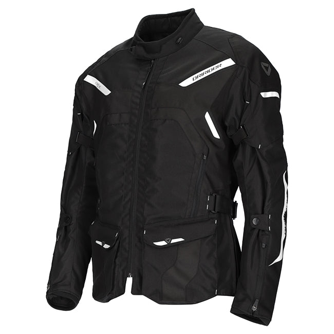 DriRider Apex 6 Black/White Textile Jacket