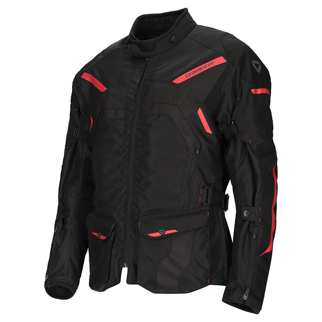 DriRider Apex 6 Black/Red Textile Jacket