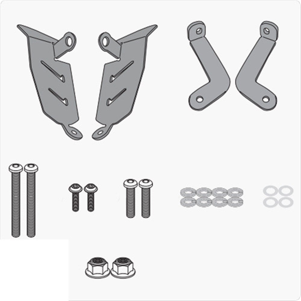 Givi 2140KIT Rear Rack Hardware Kit for Yamaha MT-07 18-24 w/TE2140 Side Bag Holders without 2140FZ Rear Rack