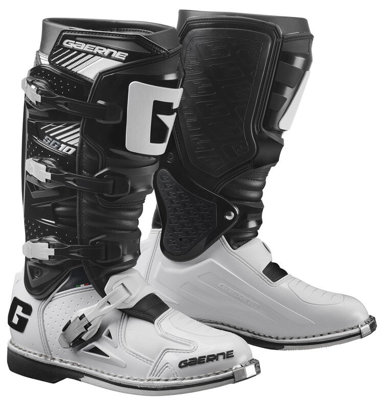 Gaerne SG-10 Black/White Boots - EasyR