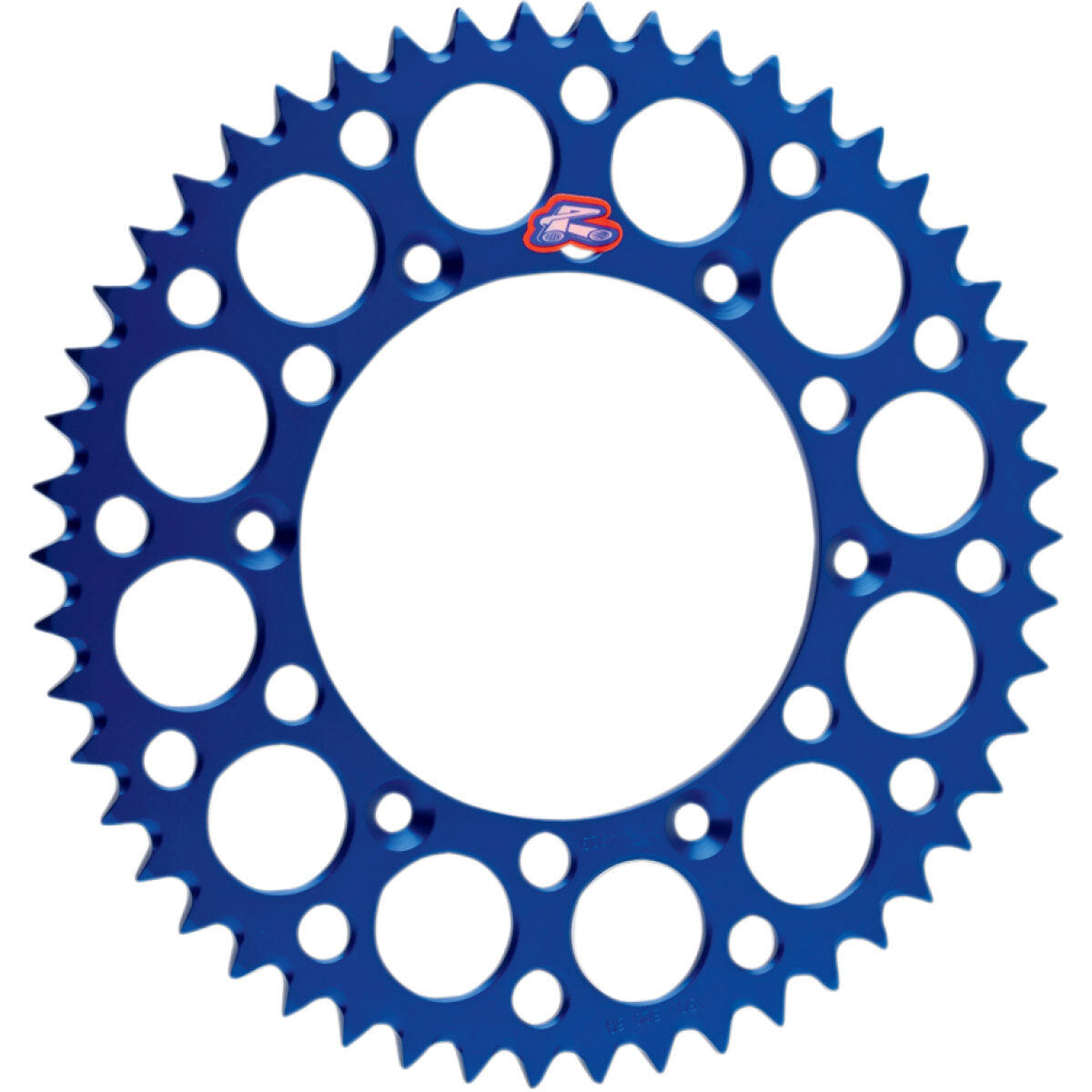 Renthal 224U52052GPBU Ultralight Grooved 52T Rear Sprocket Blue (520 Pitch)