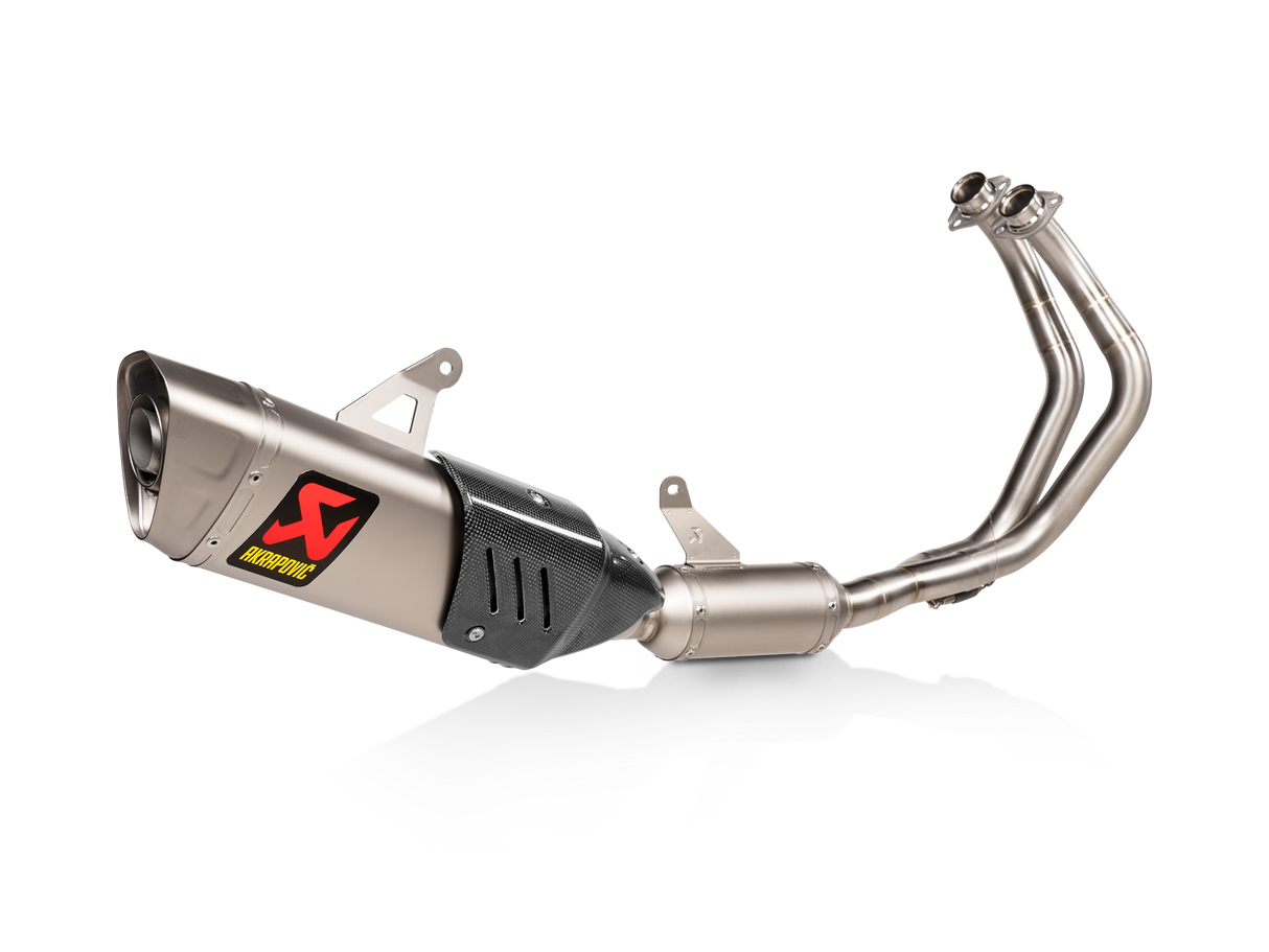 Akrapovic Racing Line Titanium Exhaust System w/ Titanium End Cap for Yamaha R7 21-25