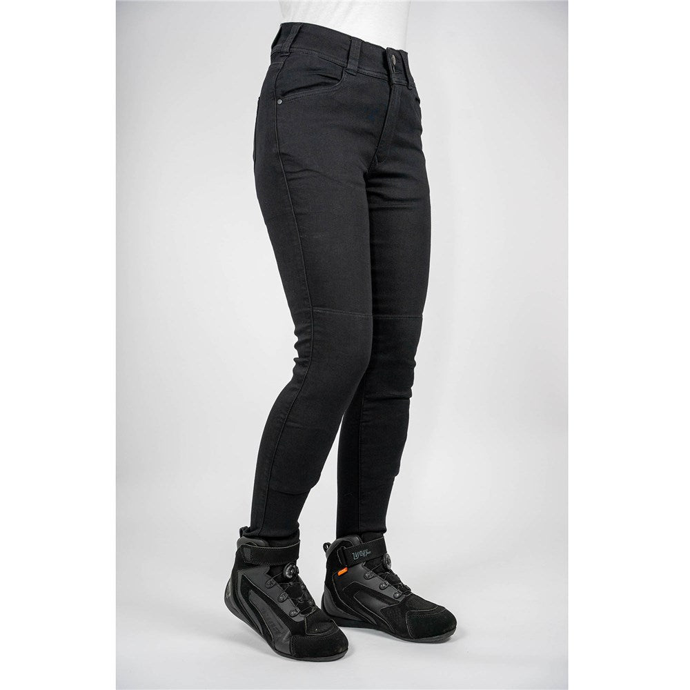 Bull-It Fury Black Slim Womens Short Jeggings