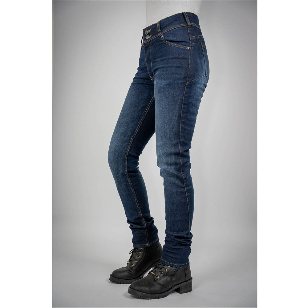Bull-It Harrier Blue Slim Womens Short Jeans
