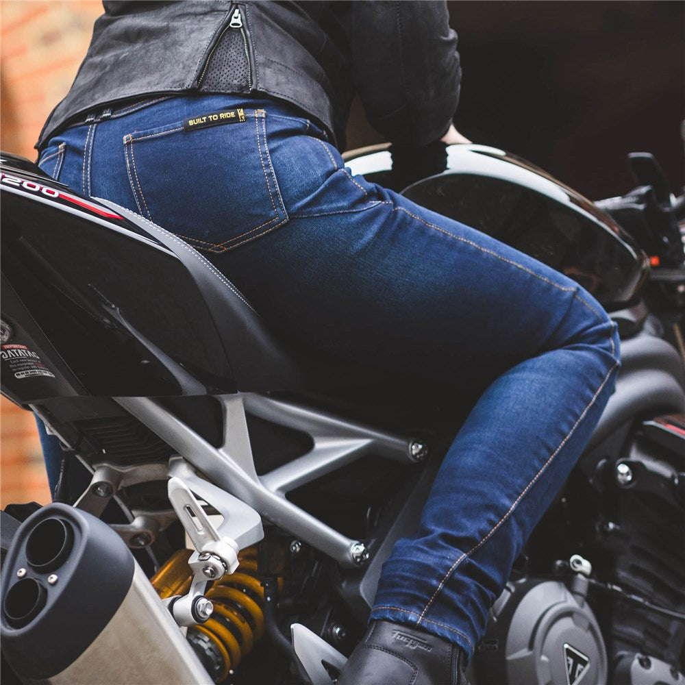 Bull-It Harrier Blue Slim Womens Short Jeans