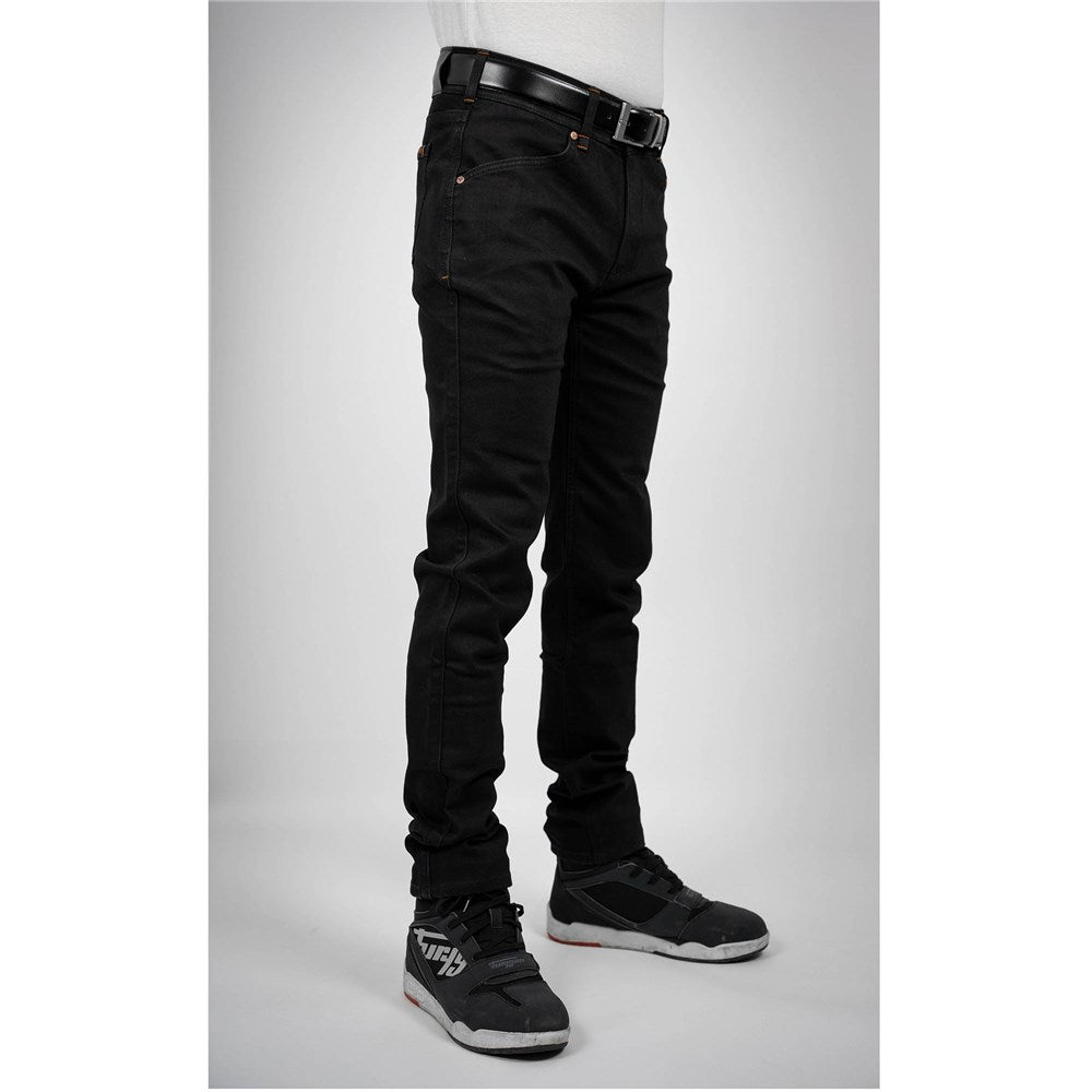 Bull-It Trojan Black Slim Long Jeans