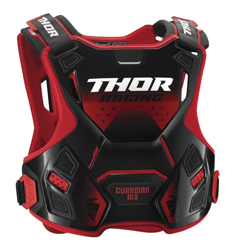 Thor 2026 Guardian MX Red/Black Chest Guard