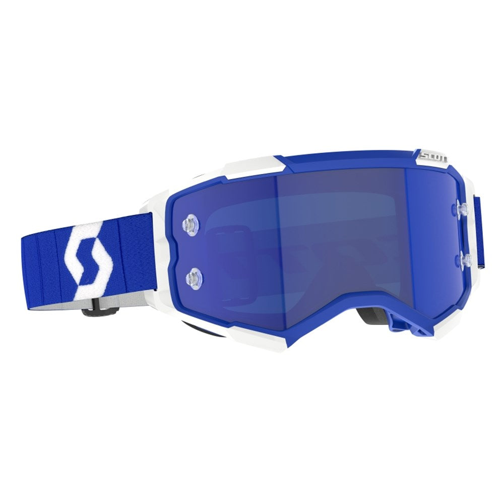 Scott Fury Blue Goggles w/Blue Chrome Works Lens