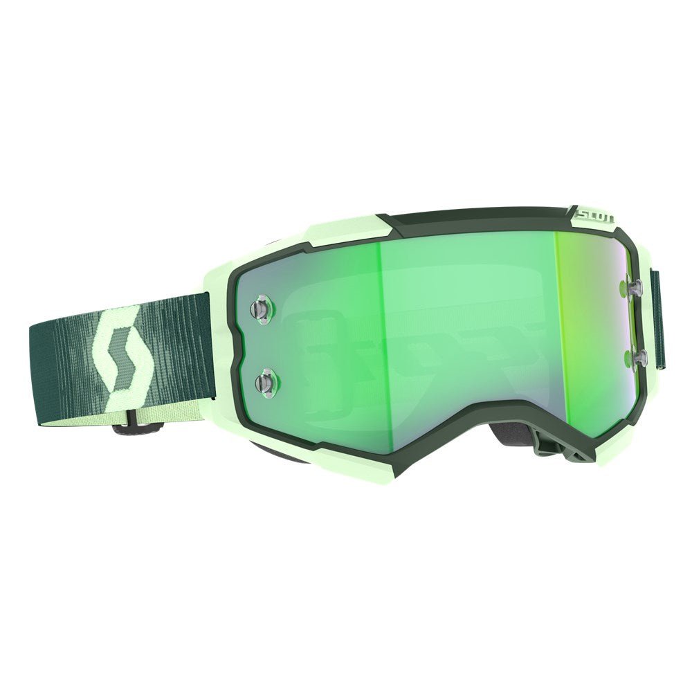 Scott Fury Green Goggles w/Green Chrome Works Lens