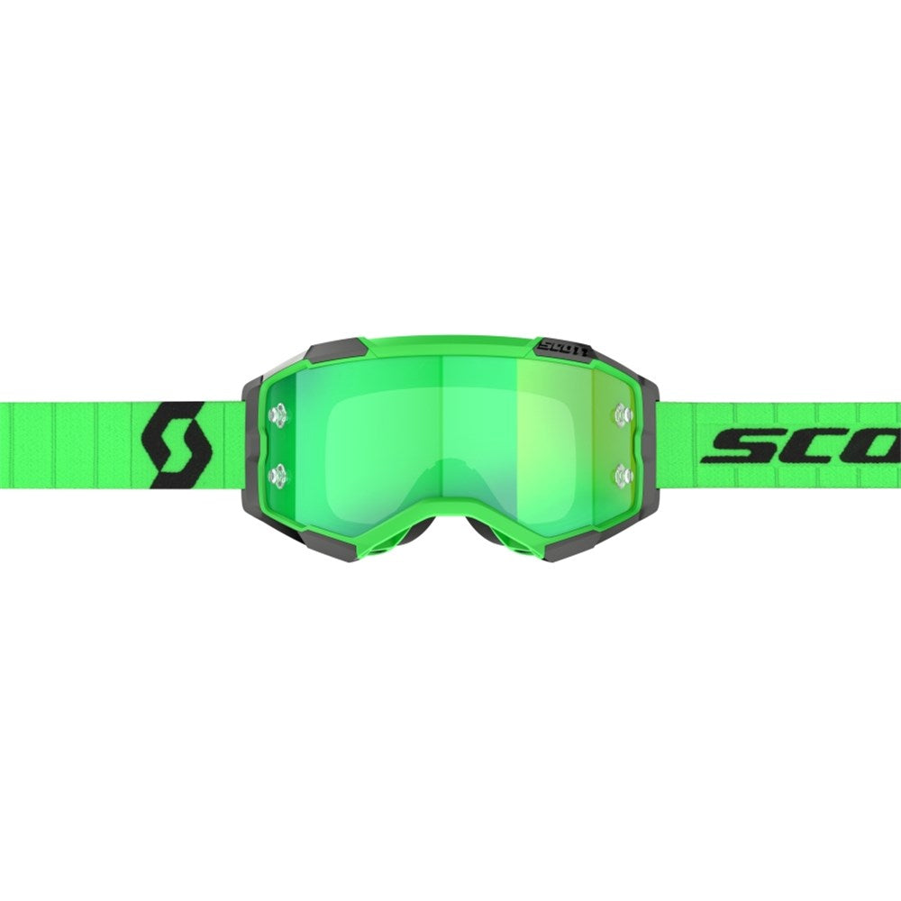 Scott Fury Green Goggles w/Green Chrome Works Lens
