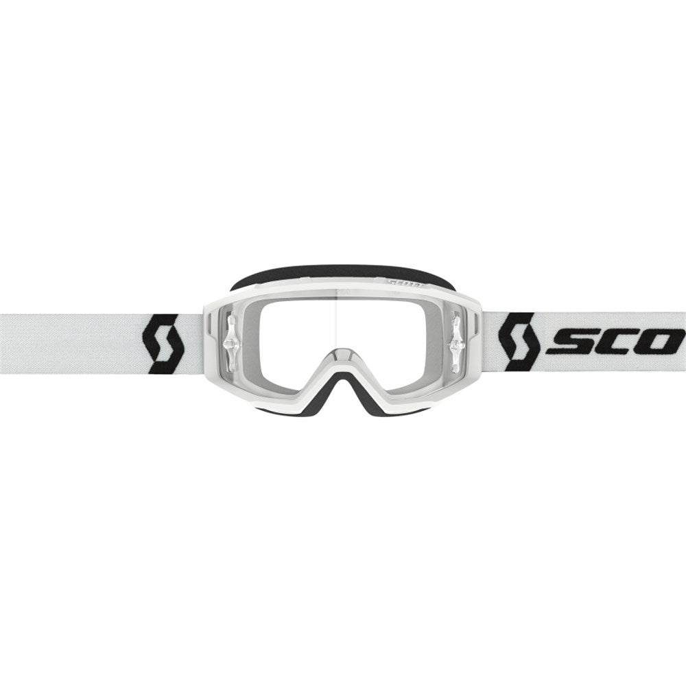 Scott Primal Clear White Goggles w/Clear Works Lens