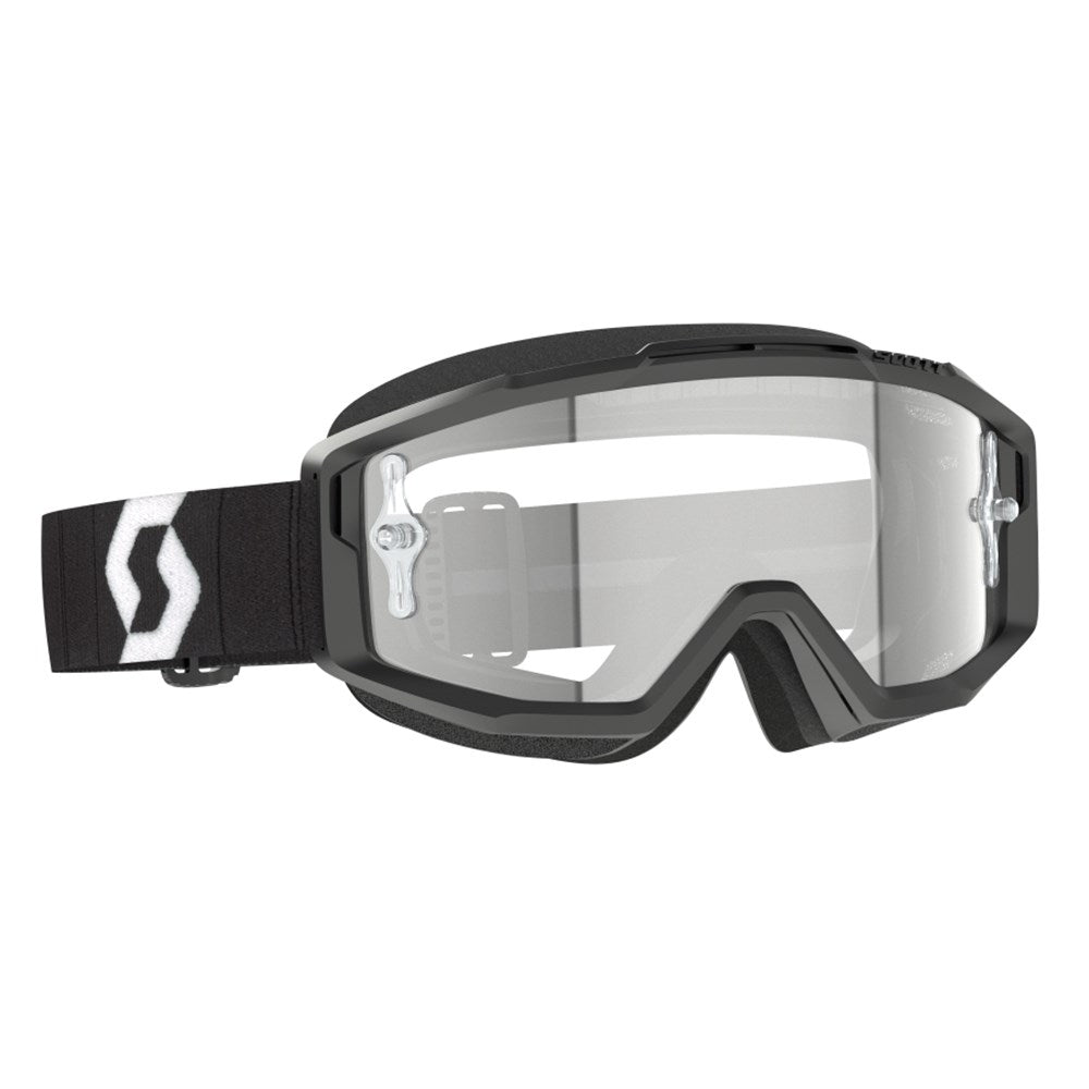 Scott Split OTG Black/White Goggles w/Clear Works Lens