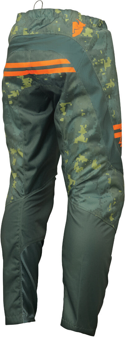 Thor 2025 Sector Digi Forest Green/Camo Youth Pants