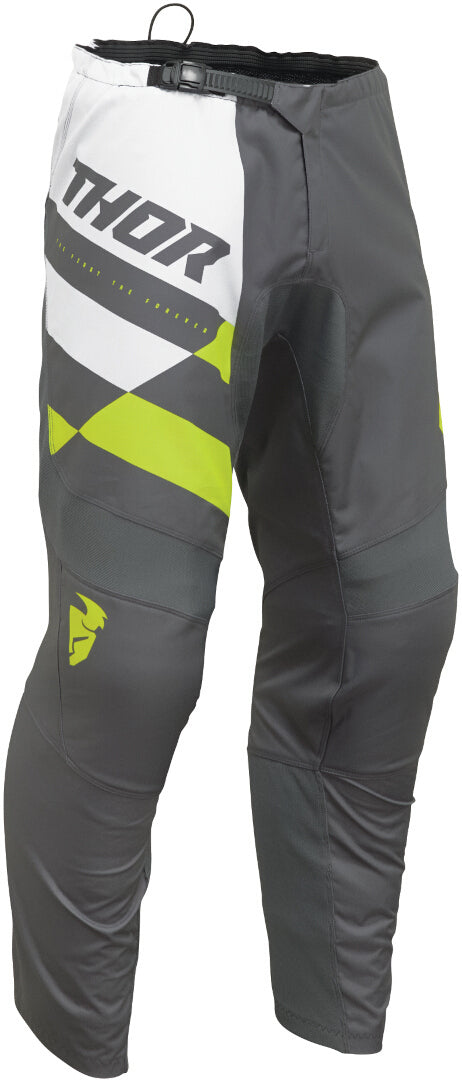 Thor 2025 Sector Checker Grey/Acid Youth Pants