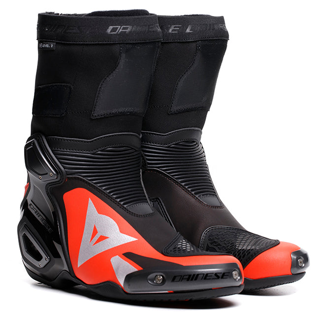 Dainese Axial 2 Black/Fluro Red Boots