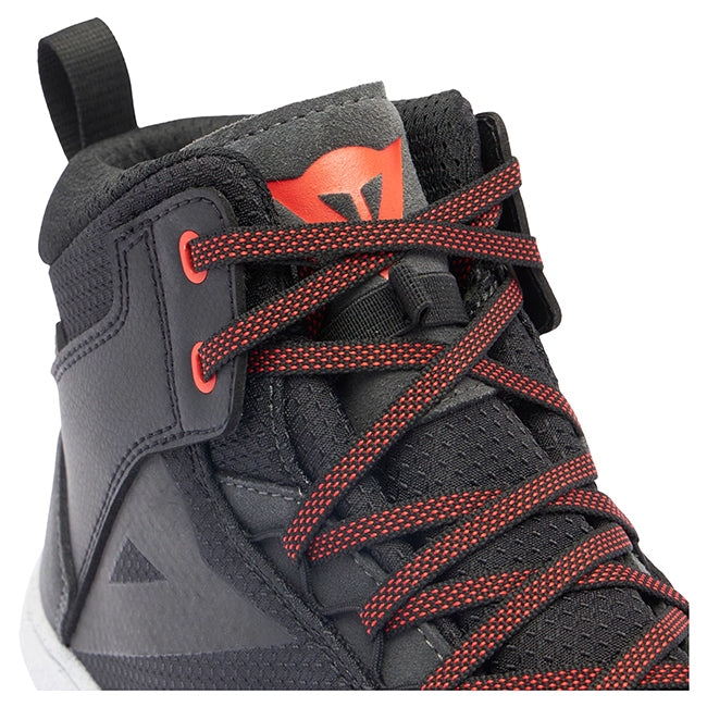 Dainese Suburb D-WP Black/White/Lava Red Shoes