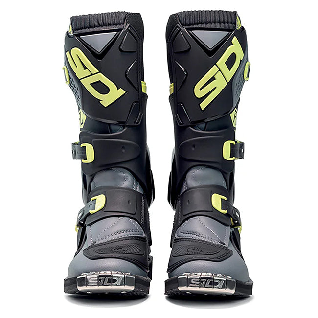 Sidi Flame Black/Lime/Gray Youth Boots