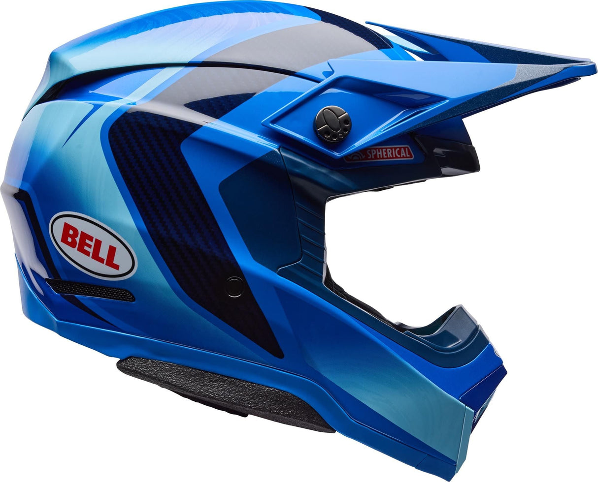 Bell Moto-10 Spherical ET3 Cortez Special Edition Blue Helmet