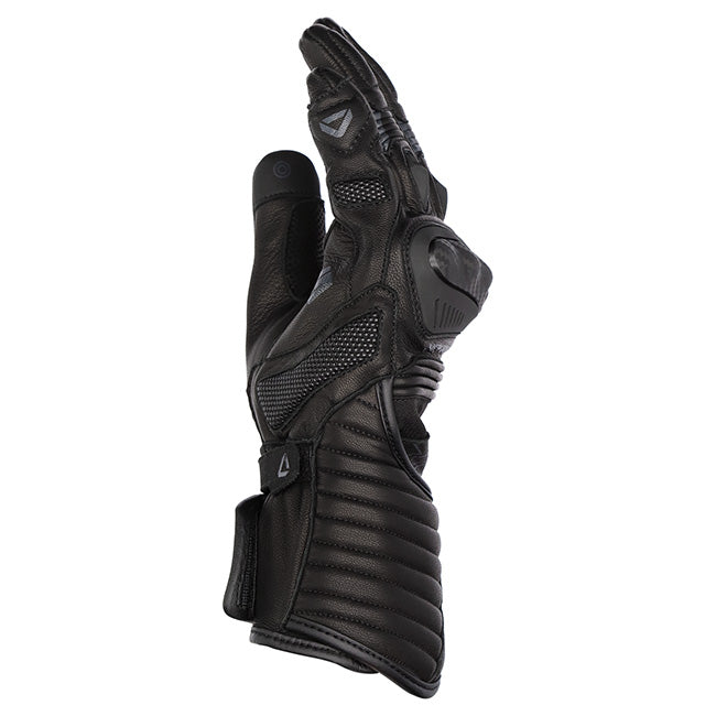 DriRider Torque Long Cuff Black Gloves