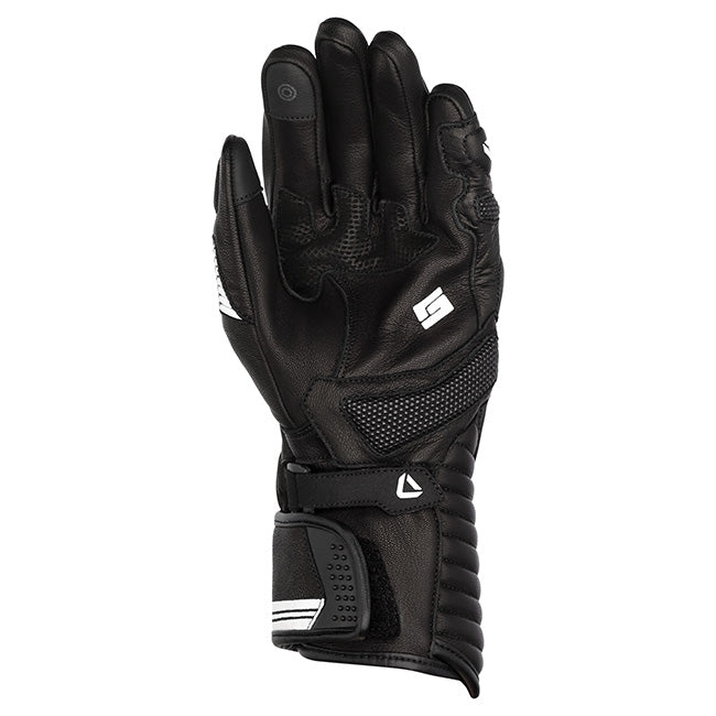 DriRider Torque Long Cuff Black/White Gloves