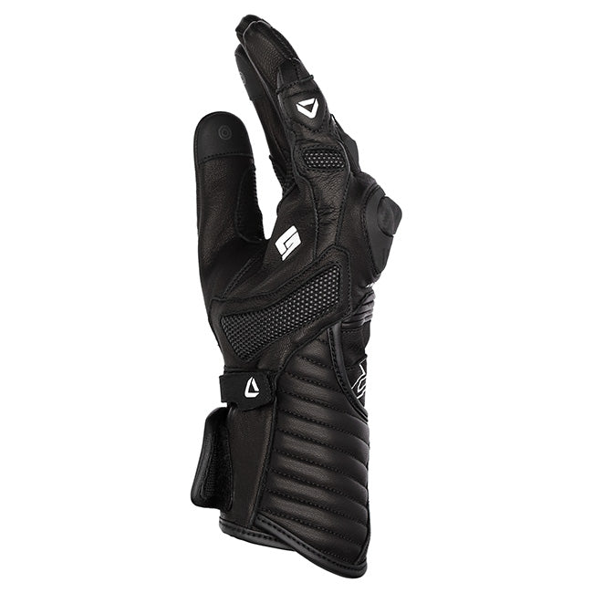 DriRider Torque Long Cuff Black/White Gloves