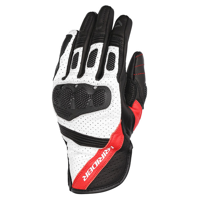 DriRider Covert Black/White/Red Gloves